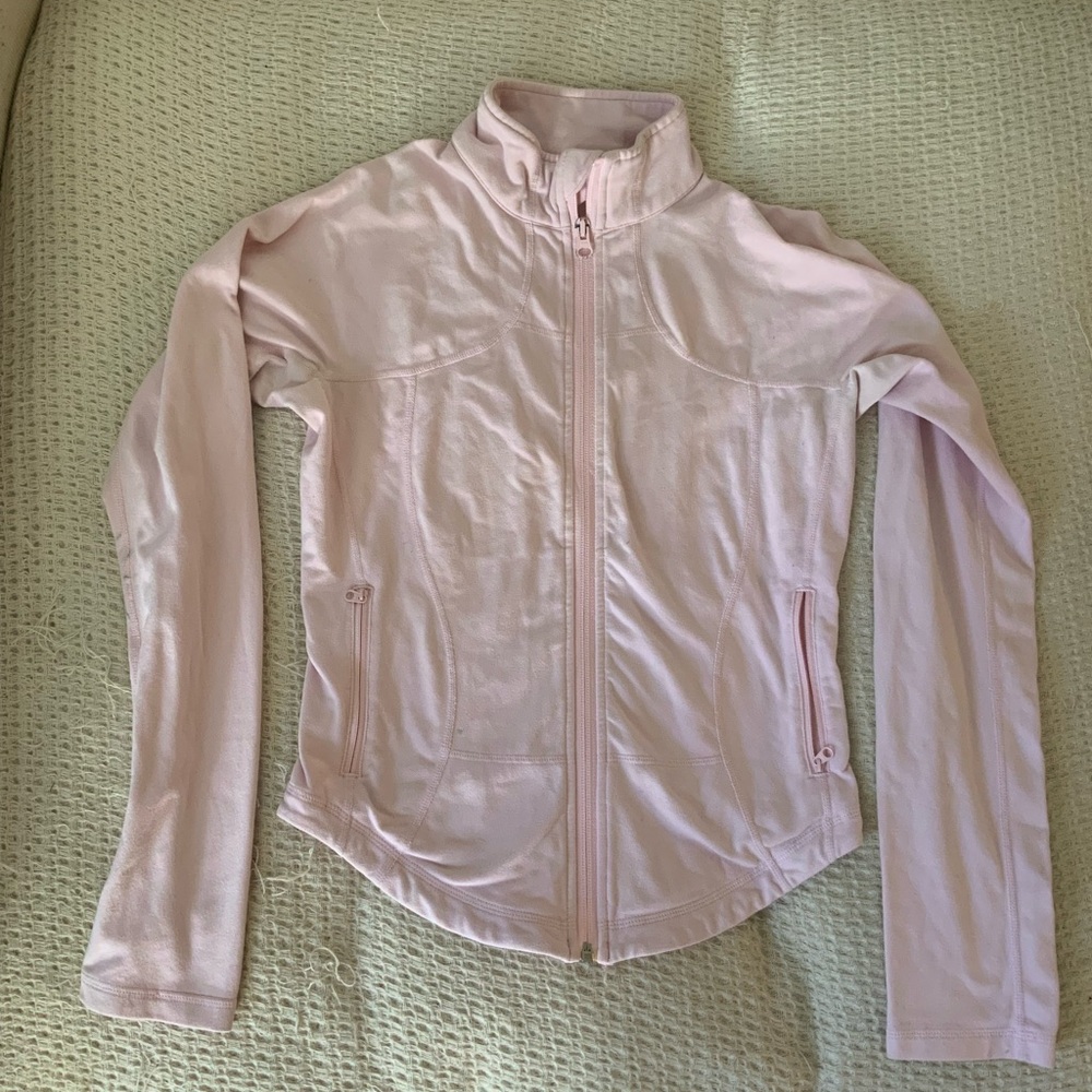 Rare Lululemon Define Jacket Nulu Strawberry Milkshake Pink Zip Up Top Size 4